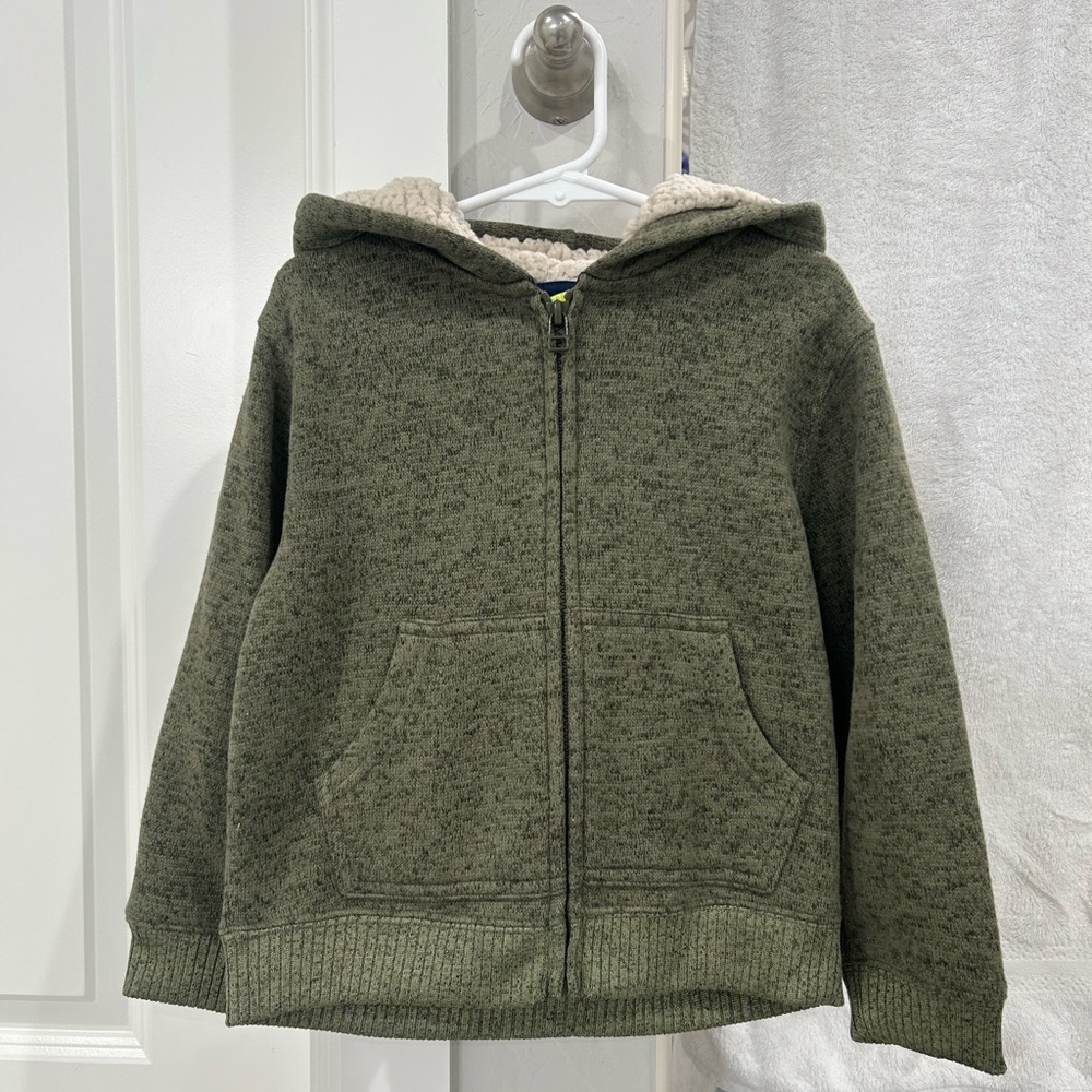 NWOT Cozy Heather Green Kids Jacket